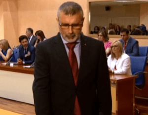 JM Serrato en su investidura como concejal